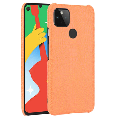 For Google Pixel 4a 5G Shockproof Crocodile Texture PC + PU Case, For Google Pixel 4a 5G
