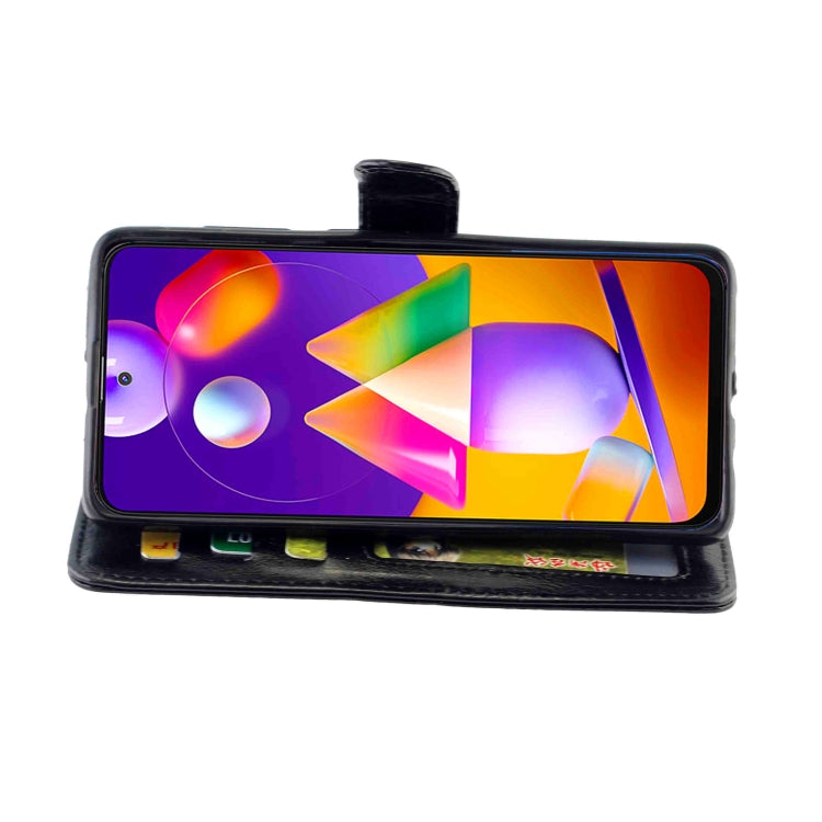 Crazy Horse Texture Leather Horizontal Flip Protective Case with Holder & Card Slots & Wallet & Photo Frame, For OPPO Reno4(4G), For OPPO Reno4 Pro(4G), For OPPO Realme C12/C15, For Samsung Galaxy M31S, For Samsung Samsung Galaxy M31S                  ...