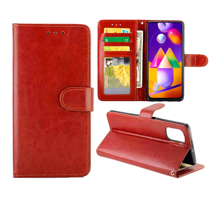 Crazy Horse Texture Leather Horizontal Flip Protective Case with Holder & Card Slots & Wallet & Photo Frame, For OPPO Reno4(4G), For OPPO Reno4 Pro(4G), For OPPO Realme C12/C15, For Samsung Galaxy M31S, For Samsung Samsung Galaxy M31S                  ...