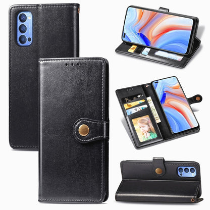 Black leather phone case with lanyard, photo frame, card slot, and stand function