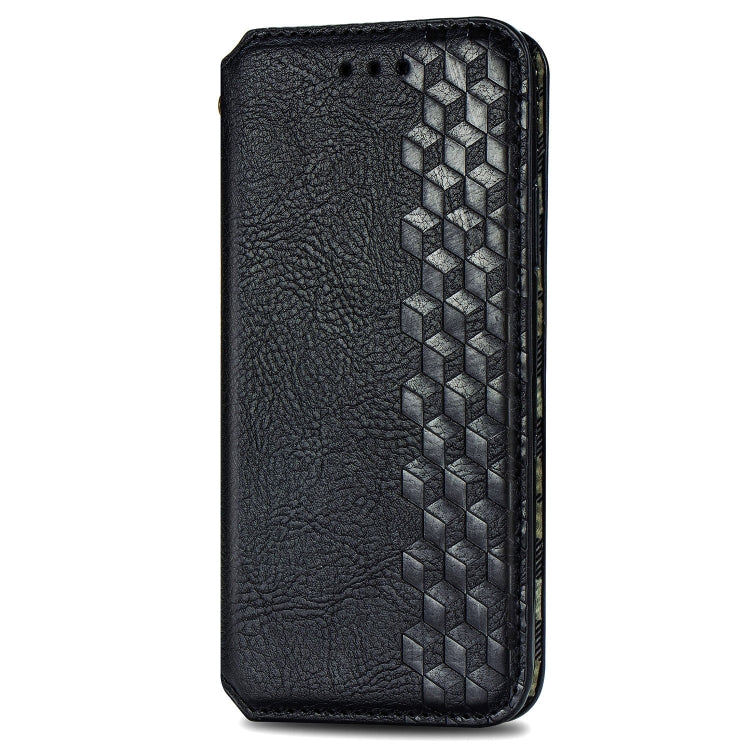 Cubic Grid Pressed Horizontal Flip Magnetic PU Leather Case with Holder & Card Slots & Wallet, For Xiaomi Poco X3 NFC