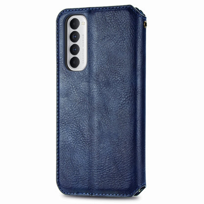 Cubic Grid Pressed Horizontal Flip Magnetic PU Leather Case with Holder & Card Slots & Wallet, For OPPO Reno4 Pro 4G, For OPPO A53 2020