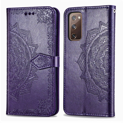 Mandala Flower Embossed Horizontal Flip Leather Case with Bracket / Card Slot / Wallet / Lanyard, For Galaxy S20 FE / S20 Lite, For Asus Zenfone 7 ZS670KS, For Asus Zenfone 7 Pro ZS671KS, For Asus ROG Phone 3 ZS661KS, For OPPO Reno 4 Pro 4G            ...