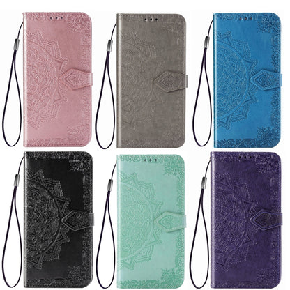 Mandala Flower Embossed Horizontal Flip Leather Case with Bracket / Card Slot / Wallet / Lanyard, For Galaxy S20 FE / S20 Lite, For Asus Zenfone 7 ZS670KS, For Asus Zenfone 7 Pro ZS671KS, For Asus ROG Phone 3 ZS661KS, For OPPO Reno 4 Pro 4G            ...