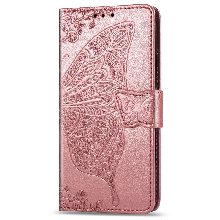 Butterfly Love Flower Embossed Horizontal Flip Leather Case with Bracket / Card Slot / Wallet / Lanyard, For Galaxy S20 FE / S20 Lite, For Xiaomi Poco X3 NFC, For Samsung Galaxy S20 FE, For LG Style3 L-41A, For Moto G9 Play
