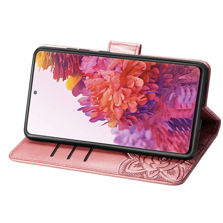 Butterfly Love Flower Embossed Horizontal Flip Leather Case with Bracket / Card Slot / Wallet / Lanyard, For Galaxy S20 FE / S20 Lite, For Xiaomi Poco X3 NFC, For Samsung Galaxy S20 FE, For LG Style3 L-41A, For Moto G9 Play