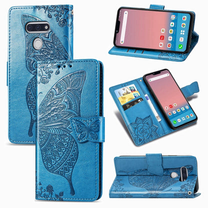 Butterfly Love Flower Embossed Horizontal Flip Leather Case with Bracket / Card Slot / Wallet / Lanyard, For Galaxy S20 FE / S20 Lite, For Xiaomi Poco X3 NFC, For Samsung Galaxy S20 FE, For LG Style3 L-41A, For Moto G9 Play