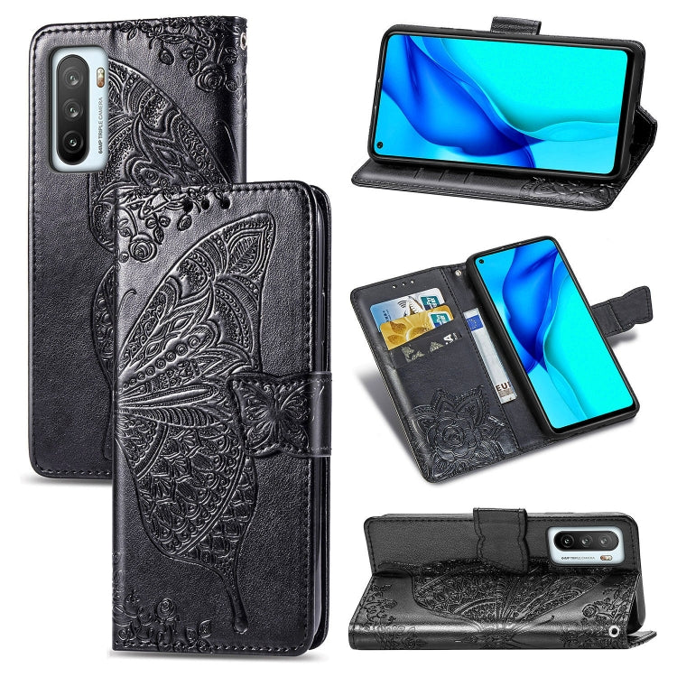 Butterfly Love Flower Embossed Horizontal Flip Leather Case with Bracket / Card Slot / Wallet / Lanyard, For Huawei Honor Play 4, For  Asus Zenfone 7 ZS670KS, For Asus Zenfone 7 Pro ZS671KS, For Asus ROG Phone 3 ZS661KS, For OPPO Reno 4 PRO 4G         ...