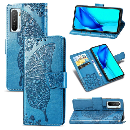 Butterfly Love Flower Embossed Horizontal Flip Leather Case with Bracket / Card Slot / Wallet / Lanyard, For Huawei Honor Play 4, For  Asus Zenfone 7 ZS670KS, For Asus Zenfone 7 Pro ZS671KS, For Asus ROG Phone 3 ZS661KS, For OPPO Reno 4 PRO 4G         ...