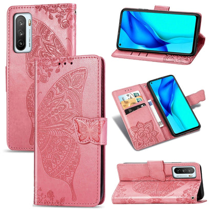 Butterfly Love Flower Embossed Horizontal Flip Leather Case with Bracket / Card Slot / Wallet / Lanyard, For Huawei Honor Play 4, For  Asus Zenfone 7 ZS670KS, For Asus Zenfone 7 Pro ZS671KS, For Asus ROG Phone 3 ZS661KS, For OPPO Reno 4 PRO 4G         ...