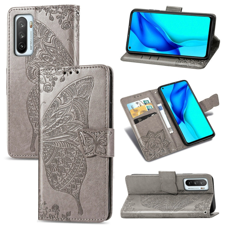 Butterfly Love Flower Embossed Horizontal Flip Leather Case with Bracket / Card Slot / Wallet / Lanyard, For Huawei Honor Play 4, For  Asus Zenfone 7 ZS670KS, For Asus Zenfone 7 Pro ZS671KS, For Asus ROG Phone 3 ZS661KS, For OPPO Reno 4 PRO 4G         ...