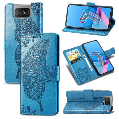 Butterfly Love Flower Embossed Horizontal Flip Leather Case with Bracket / Card Slot / Wallet / Lanyard, For Huawei Honor Play 4, For  Asus Zenfone 7 ZS670KS, For Asus Zenfone 7 Pro ZS671KS, For Asus ROG Phone 3 ZS661KS, For OPPO Reno 4 PRO 4G         ...