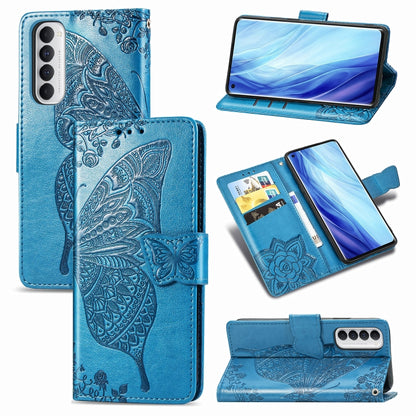 Butterfly Love Flower Embossed Horizontal Flip Leather Case with Bracket / Card Slot / Wallet / Lanyard, For Huawei Honor Play 4, For  Asus Zenfone 7 ZS670KS, For Asus Zenfone 7 Pro ZS671KS, For Asus ROG Phone 3 ZS661KS, For OPPO Reno 4 PRO 4G         ...