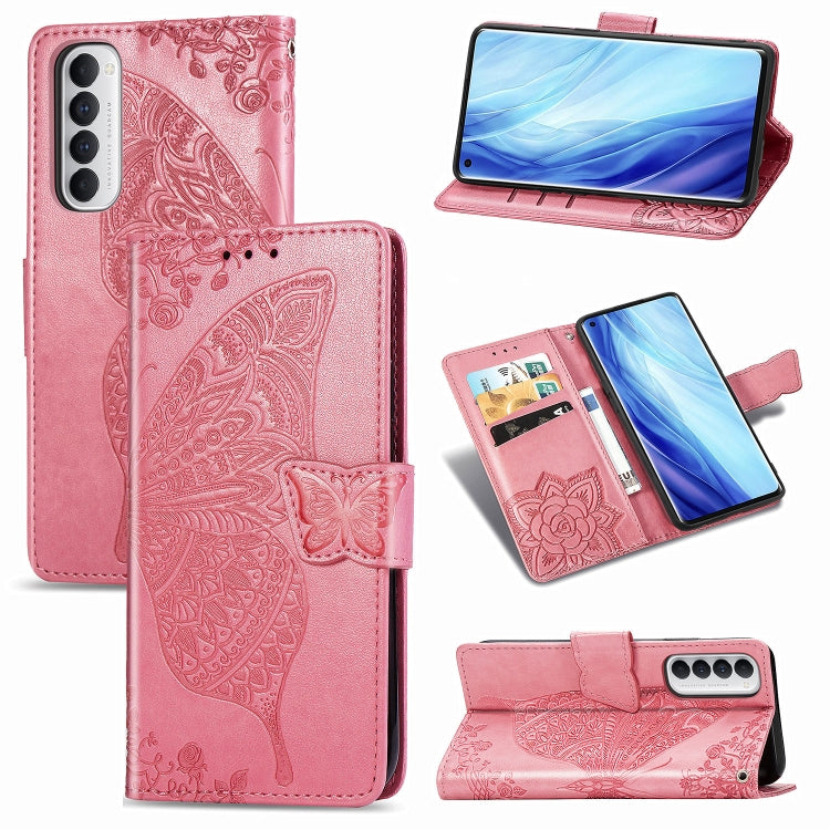 Butterfly Love Flower Embossed Horizontal Flip Leather Case with Bracket / Card Slot / Wallet / Lanyard, For Huawei Honor Play 4, For  Asus Zenfone 7 ZS670KS, For Asus Zenfone 7 Pro ZS671KS, For Asus ROG Phone 3 ZS661KS, For OPPO Reno 4 PRO 4G         ...