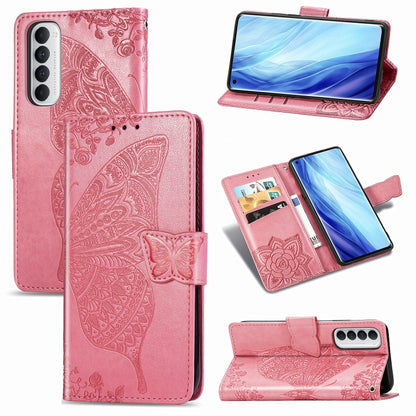 Butterfly Love Flower Embossed Horizontal Flip Leather Case with Bracket / Card Slot / Wallet / Lanyard, For Huawei Honor Play 4, For  Asus Zenfone 7 ZS670KS, For Asus Zenfone 7 Pro ZS671KS, For Asus ROG Phone 3 ZS661KS, For OPPO Reno 4 PRO 4G         ...