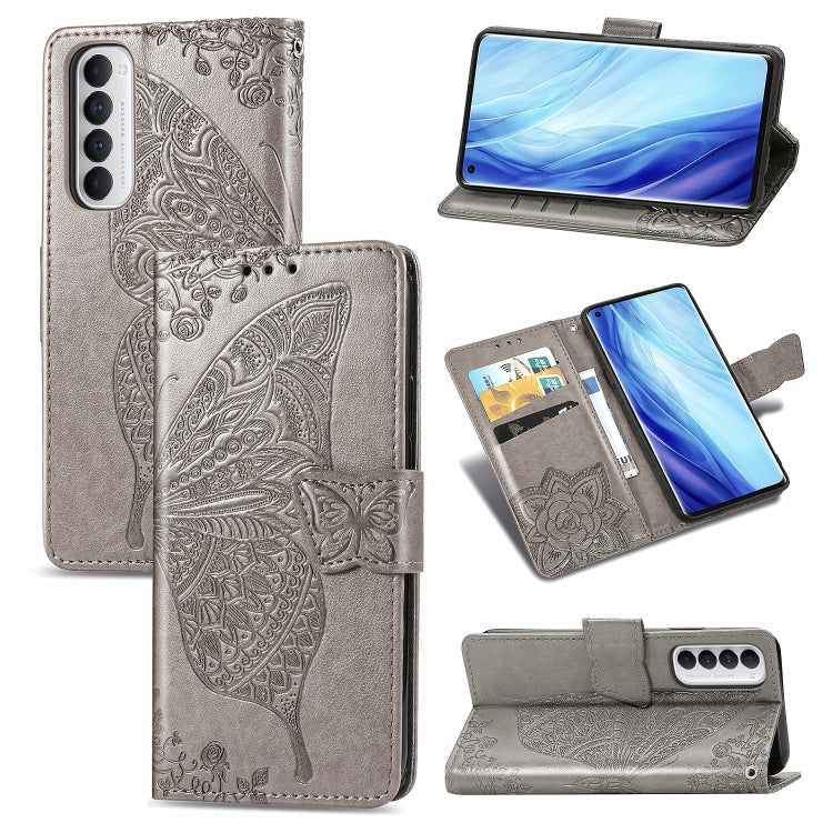 Butterfly Love Flower Embossed Horizontal Flip Leather Case with Bracket / Card Slot / Wallet / Lanyard, For Huawei Honor Play 4, For  Asus Zenfone 7 ZS670KS, For Asus Zenfone 7 Pro ZS671KS, For Asus ROG Phone 3 ZS661KS, For OPPO Reno 4 PRO 4G         ...