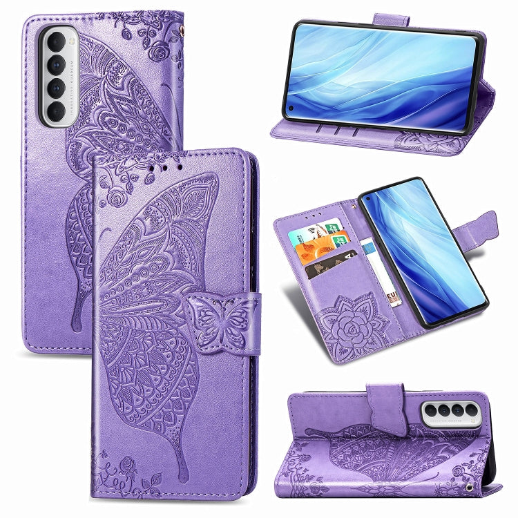 Butterfly Love Flower Embossed Horizontal Flip Leather Case with Bracket / Card Slot / Wallet / Lanyard, For Huawei Honor Play 4, For  Asus Zenfone 7 ZS670KS, For Asus Zenfone 7 Pro ZS671KS, For Asus ROG Phone 3 ZS661KS, For OPPO Reno 4 PRO 4G         ...