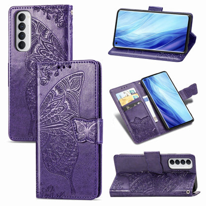 Butterfly Love Flower Embossed Horizontal Flip Leather Case with Bracket / Card Slot / Wallet / Lanyard, For Huawei Honor Play 4, For  Asus Zenfone 7 ZS670KS, For Asus Zenfone 7 Pro ZS671KS, For Asus ROG Phone 3 ZS661KS, For OPPO Reno 4 PRO 4G         ...