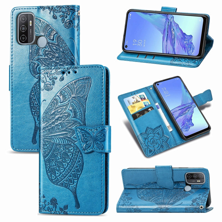 Butterfly Love Flower Embossed Horizontal Flip Leather Case with Bracket / Card Slot / Wallet / Lanyard, For Huawei Honor Play 4, For  Asus Zenfone 7 ZS670KS, For Asus Zenfone 7 Pro ZS671KS, For Asus ROG Phone 3 ZS661KS, For OPPO Reno 4 PRO 4G         ...