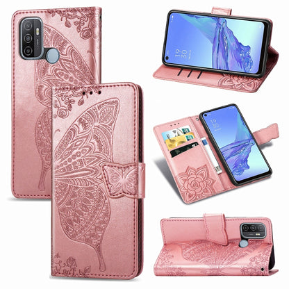 Butterfly Love Flower Embossed Horizontal Flip Leather Case with Bracket / Card Slot / Wallet / Lanyard, For Huawei Honor Play 4, For  Asus Zenfone 7 ZS670KS, For Asus Zenfone 7 Pro ZS671KS, For Asus ROG Phone 3 ZS661KS, For OPPO Reno 4 PRO 4G         ...