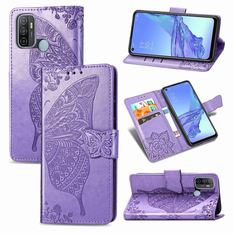 Butterfly Love Flower Embossed Horizontal Flip Leather Case with Bracket / Card Slot / Wallet / Lanyard, For Huawei Honor Play 4, For  Asus Zenfone 7 ZS670KS, For Asus Zenfone 7 Pro ZS671KS, For Asus ROG Phone 3 ZS661KS, For OPPO Reno 4 PRO 4G         ...