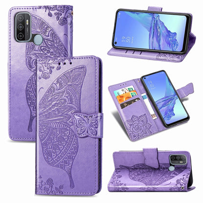 Butterfly Love Flower Embossed Horizontal Flip Leather Case with Bracket / Card Slot / Wallet / Lanyard, For Huawei Honor Play 4, For  Asus Zenfone 7 ZS670KS, For Asus Zenfone 7 Pro ZS671KS, For Asus ROG Phone 3 ZS661KS, For OPPO Reno 4 PRO 4G         ...
