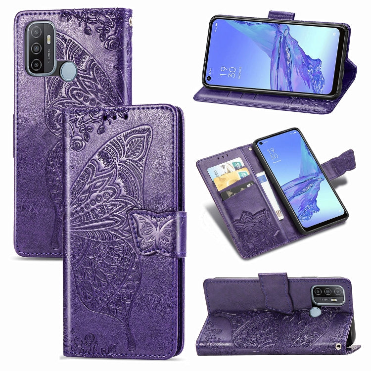 Butterfly Love Flower Embossed Horizontal Flip Leather Case with Bracket / Card Slot / Wallet / Lanyard, For Huawei Honor Play 4, For  Asus Zenfone 7 ZS670KS, For Asus Zenfone 7 Pro ZS671KS, For Asus ROG Phone 3 ZS661KS, For OPPO Reno 4 PRO 4G         ...