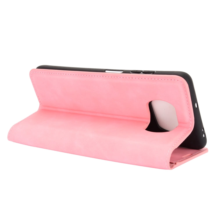 Pink wallet phone case with stand-ready flip cover and front card slot pocket