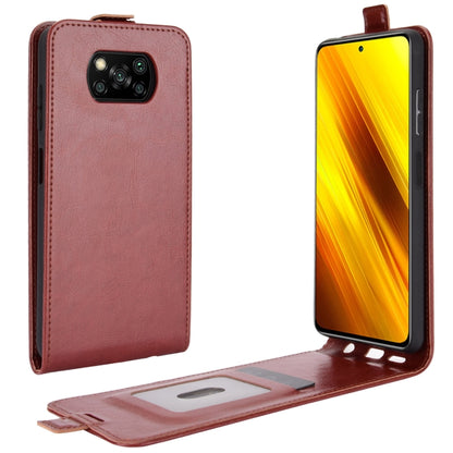 Burgundy leather-style vertical flip case with card slot and fold-out stand