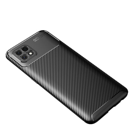 Carbon Fiber Texture Shockproof TPU Case, For OPPO Reno4 SE