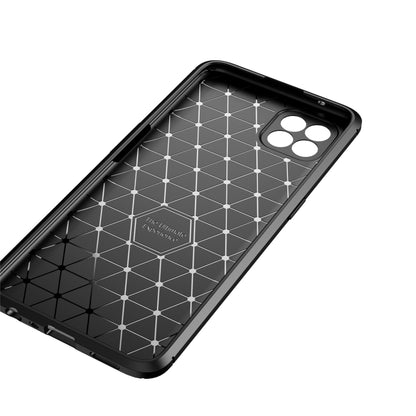 Carbon Fiber Texture Shockproof TPU Case, For OPPO Reno4 SE