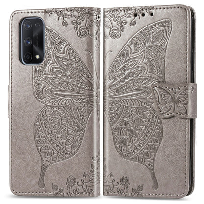 Butterfly Love Flower Embossed Horizontal Flip Leather Case with Bracket / Card Slot / Wallet / Lanyard, For OPPO Realme X7, For OPPO Realme X7 Pro, For Oppo A72 5G, For Motorola Moto G9 Plus, For Alcatel 1S (2020)