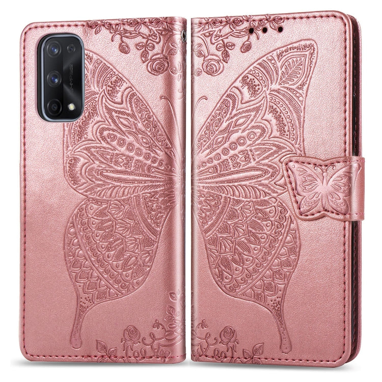 Butterfly Love Flower Embossed Horizontal Flip Leather Case with Bracket / Card Slot / Wallet / Lanyard, For OPPO Realme X7, For OPPO Realme X7 Pro, For Oppo A72 5G, For Motorola Moto G9 Plus, For Alcatel 1S (2020)