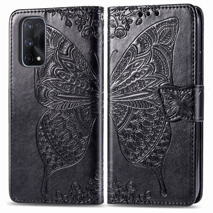 Butterfly Love Flower Embossed Horizontal Flip Leather Case with Bracket / Card Slot / Wallet / Lanyard, For OPPO Realme X7, For OPPO Realme X7 Pro, For Oppo A72 5G, For Motorola Moto G9 Plus, For Alcatel 1S (2020)