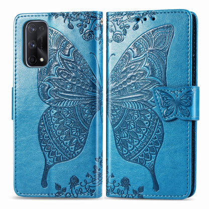 Butterfly Love Flower Embossed Horizontal Flip Leather Case with Bracket / Card Slot / Wallet / Lanyard, For OPPO Realme X7, For OPPO Realme X7 Pro, For Oppo A72 5G, For Motorola Moto G9 Plus, For Alcatel 1S (2020)