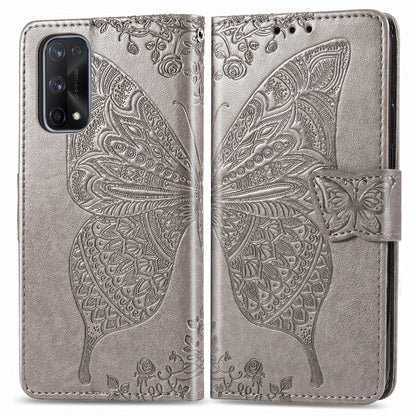 Butterfly Love Flower Embossed Horizontal Flip Leather Case with Bracket / Card Slot / Wallet / Lanyard, For OPPO Realme X7, For OPPO Realme X7 Pro, For Oppo A72 5G, For Motorola Moto G9 Plus, For Alcatel 1S (2020)