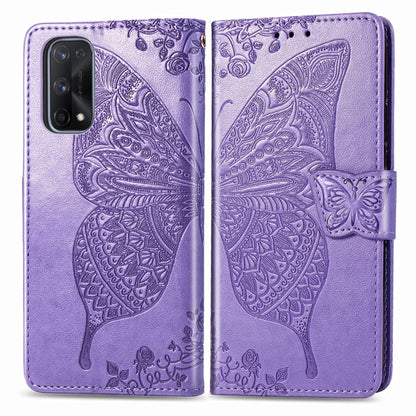 Butterfly Love Flower Embossed Horizontal Flip Leather Case with Bracket / Card Slot / Wallet / Lanyard, For OPPO Realme X7, For OPPO Realme X7 Pro, For Oppo A72 5G, For Motorola Moto G9 Plus, For Alcatel 1S (2020)