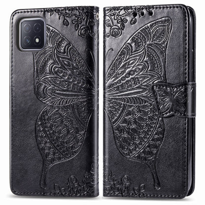 Butterfly Love Flower Embossed Horizontal Flip Leather Case with Bracket / Card Slot / Wallet / Lanyard, For OPPO Realme X7, For OPPO Realme X7 Pro, For Oppo A72 5G, For Motorola Moto G9 Plus, For Alcatel 1S (2020)