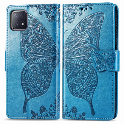 Butterfly Love Flower Embossed Horizontal Flip Leather Case with Bracket / Card Slot / Wallet / Lanyard, For OPPO Realme X7, For OPPO Realme X7 Pro, For Oppo A72 5G, For Motorola Moto G9 Plus, For Alcatel 1S (2020)