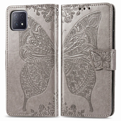 Butterfly Love Flower Embossed Horizontal Flip Leather Case with Bracket / Card Slot / Wallet / Lanyard, For OPPO Realme X7, For OPPO Realme X7 Pro, For Oppo A72 5G, For Motorola Moto G9 Plus, For Alcatel 1S (2020)
