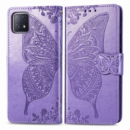 Butterfly Love Flower Embossed Horizontal Flip Leather Case with Bracket / Card Slot / Wallet / Lanyard, For OPPO Realme X7, For OPPO Realme X7 Pro, For Oppo A72 5G, For Motorola Moto G9 Plus, For Alcatel 1S (2020)