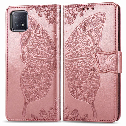 Butterfly Love Flower Embossed Horizontal Flip Leather Case with Bracket / Card Slot / Wallet / Lanyard, For OPPO Realme X7, For OPPO Realme X7 Pro, For Oppo A72 5G, For Motorola Moto G9 Plus, For Alcatel 1S (2020)