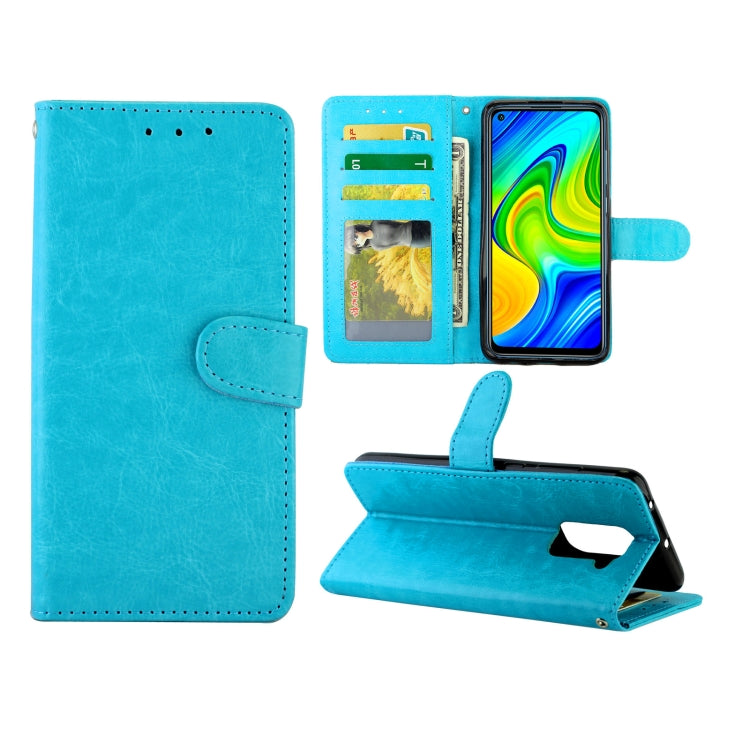 Crazy Horse Texture Leather Horizontal Flip Protective Case with Holder & Card Slots & Wallet & Photo Frame, For OPPO Realme C11, For Xiaomi Mi 10 Ultra, For Xiaomi Redmi 10X(4G)/Redmi Note9, For Xiaomi Redmi 10X(4G), For Xiaomi Redmi 10X(4G)/ Note 9  ...
