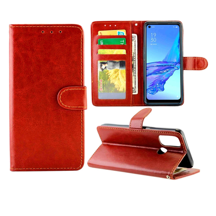 Crazy Horse Texture Leather Horizontal Flip Protective Case with Holder & Card Slots & Wallet & Photo Frame, For OPPO Realme C11, For Xiaomi Mi 10 Ultra, For Xiaomi Redmi 10X(4G)/Redmi Note9, For Xiaomi Redmi 10X(4G), For Xiaomi Redmi 10X(4G)/ Note 9  ...