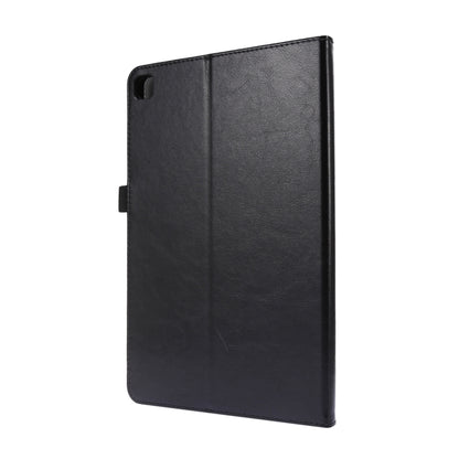 Black PU leather folio tablet case with side cutout