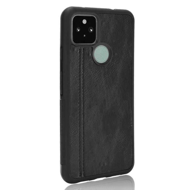 For Google Pixel 5 Shockproof Sewing Cow Pattern Skin PC + PU + TPU Case, For Google Pixel 5