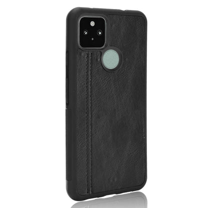 For Google Pixel 5 Shockproof Sewing Cow Pattern Skin PC + PU + TPU Case, For Google Pixel 5