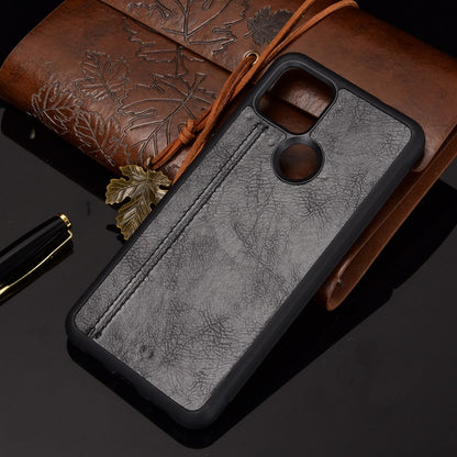 For Google Pixel 5 Shockproof Sewing Cow Pattern Skin PC + PU + TPU Case, For Google Pixel 5
