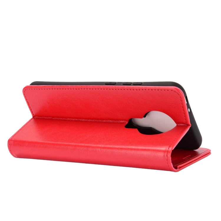 Red flip stand phone case with viewing angle for Nokia 3.4