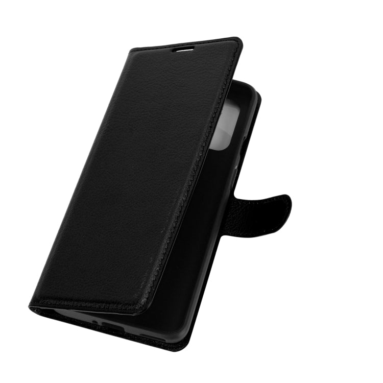 Black flip phone case with textured cover and side button cutouts